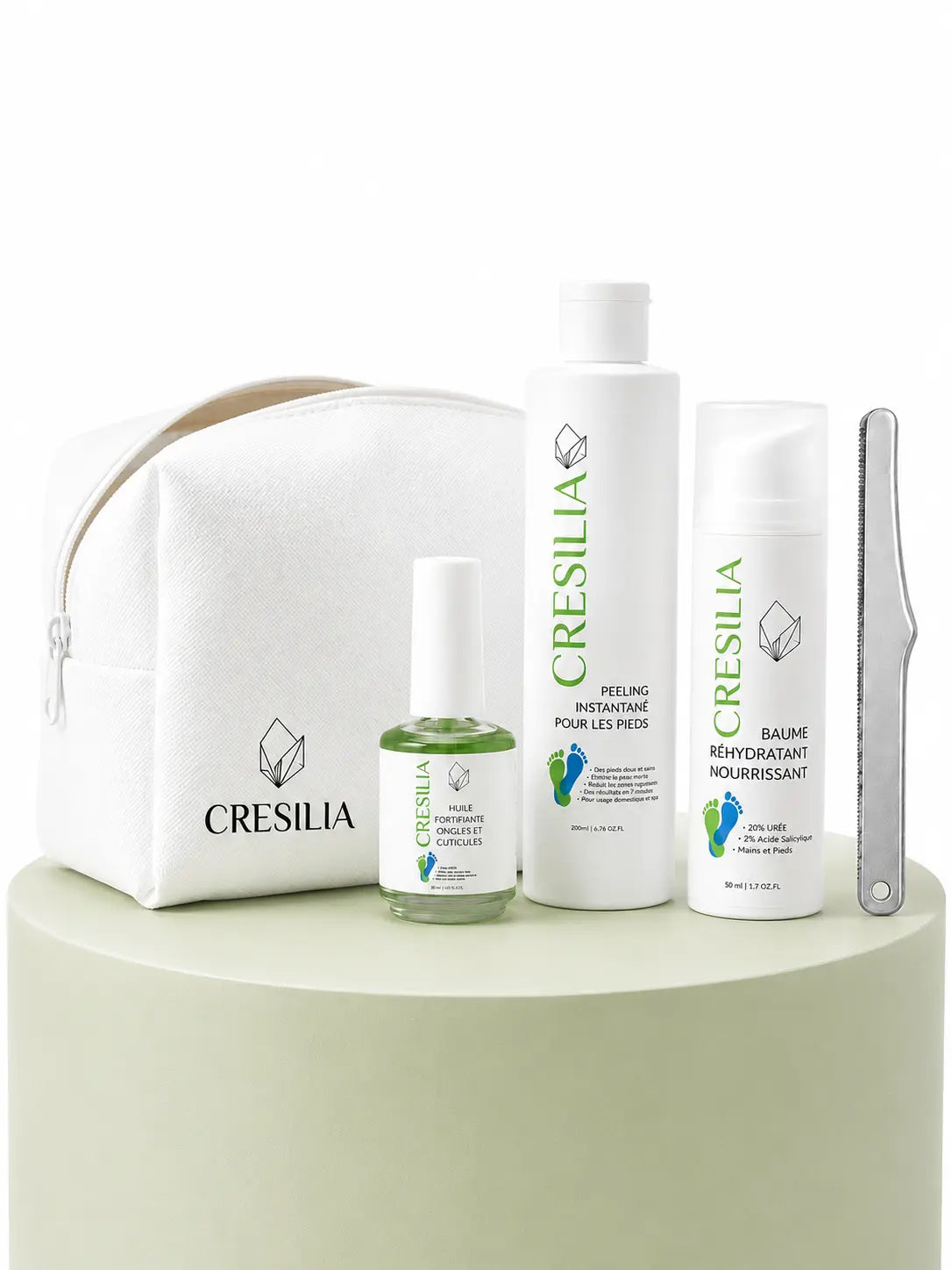 Cresilia™ Peeling Instantané Pieds – Le Coffret Deluxe