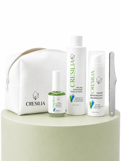 Cresilia™ Peeling Instantané Pieds – Le Coffret Deluxe